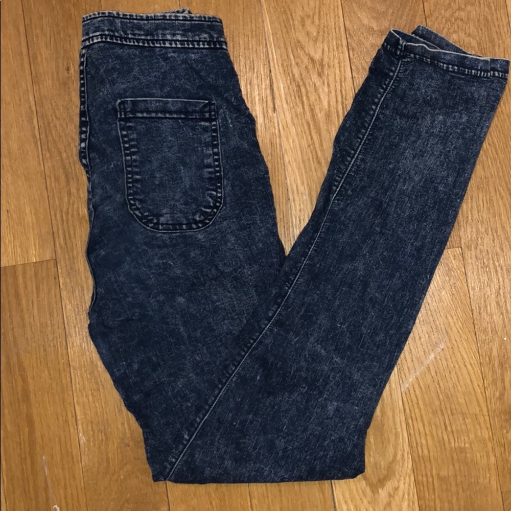 American Apparel high waisted stretchy jeans